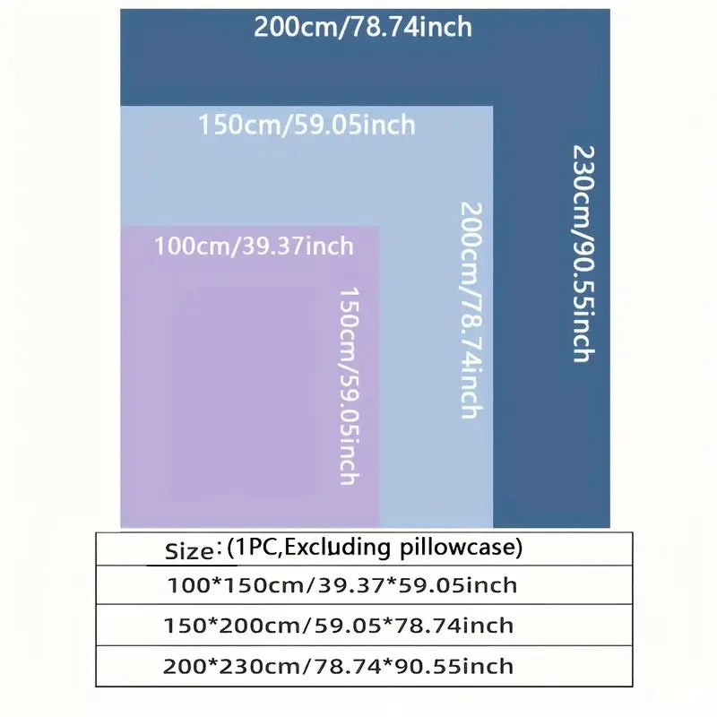 Dual-Sided Cooling Blanket | Lightweight Summer Blanket | All-Season Comfort for Hot Sleepers