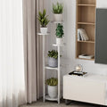 5-Tier Metal Plant Stand | Indoor Corner Planter Shelf | Anti-Slip Feet | Home & Office Decor