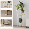 5-Tier Metal Plant Stand | Indoor Corner Planter Shelf | Anti-Slip Feet | Home & Office Decor