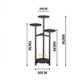 5-Tier Metal Plant Stand | Indoor Corner Planter Shelf | Anti-Slip Feet | Home & Office Decor