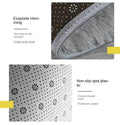 Ultra Soft Silk & Wool Area Rug | Plush Solid Color Carpet | Anti-Slip Bedroom & Living Room Floor Mat | Machine Washable