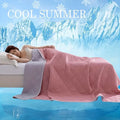 Dual-Sided Cooling Blanket | Lightweight Summer Blanket | All-Season Comfort for Hot Sleepers