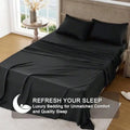 Ultra Soft Brushed Microfiber Bed Sheet Set | Deep Pocket Hotel Luxury Sheets | Cooling & Breathable | 3/4 Piece Set