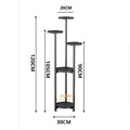 5-Tier Metal Plant Stand | Indoor Corner Planter Shelf | Anti-Slip Feet | Home & Office Decor