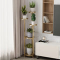 5-Tier Metal Plant Stand | Indoor Corner Planter Shelf | Anti-Slip Feet | Home & Office Decor