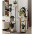 5-Tier Metal Plant Stand | Indoor Corner Planter Shelf | Anti-Slip Feet | Home & Office Decor